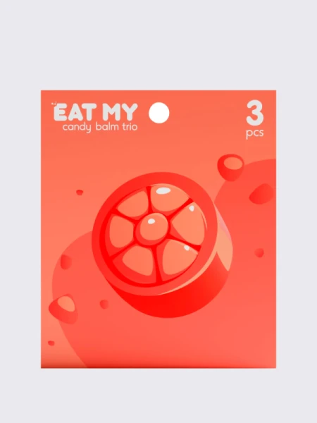 Набор бальзамов для губ "Леденцовый микс" EAT MY BALM Candy Balm Trio