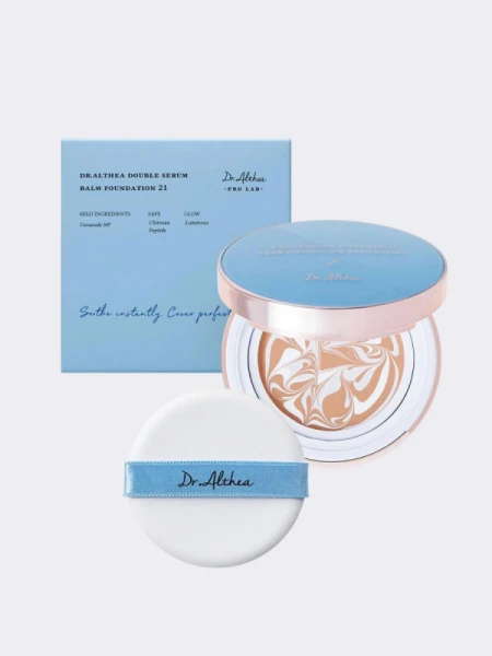 Компактный тональный бальзам Dr.Althea Double Serum Balm Foundation №21
