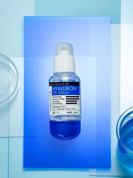 Интенсивная увлажняющая сыворотка для лица с гиалуроновой кислотой Derma Factory Hyaluron 3% Serum