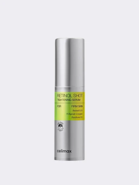 Обновляющая сыворотка-бустер с ретинолом и спикулами Celimax The Vita-A Retinol Shot Tightening Serum Обновляющая сыворотка-бустер с ретинолом и спикулами Celimax The Vita-A Retinol Shot Tightening Serum