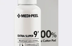 Очищающая жидкость-маска для очищения сальных нитей MEDI-PEEL Extra Super 9+ Cotton Pad