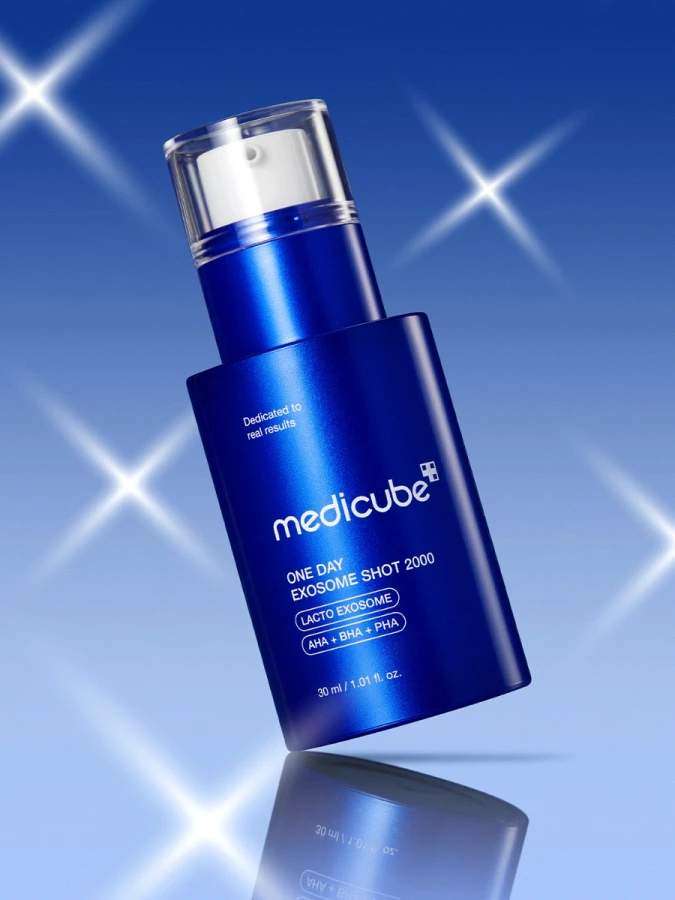 Выравнивающая сыворотка со спикулами и экзосомами Medicube One Day Exosome Shot Pore Serum 2000