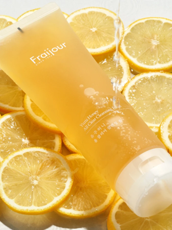 Мягкая пенка для умывания с прополисом и экстрактом юдзу Fraijour Yuzu Honey All Clear Cleansing Foam