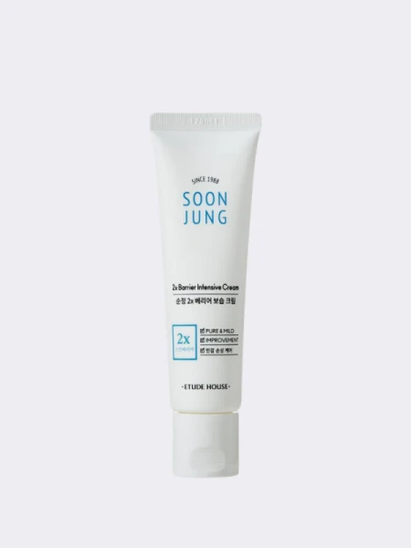 Восстанавливающий крем для чувствительной кожи лица Etude House Soon Jung 2x Barrier Intensive Cream Восстанавливающий крем для чувствительной кожи лица Etude House Soon Jung 2x Barrier Intensive Cream