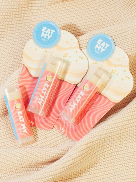 Бальзам для губ с ароматом сливочного кокоса EAT MY BALM Cream Cococnut