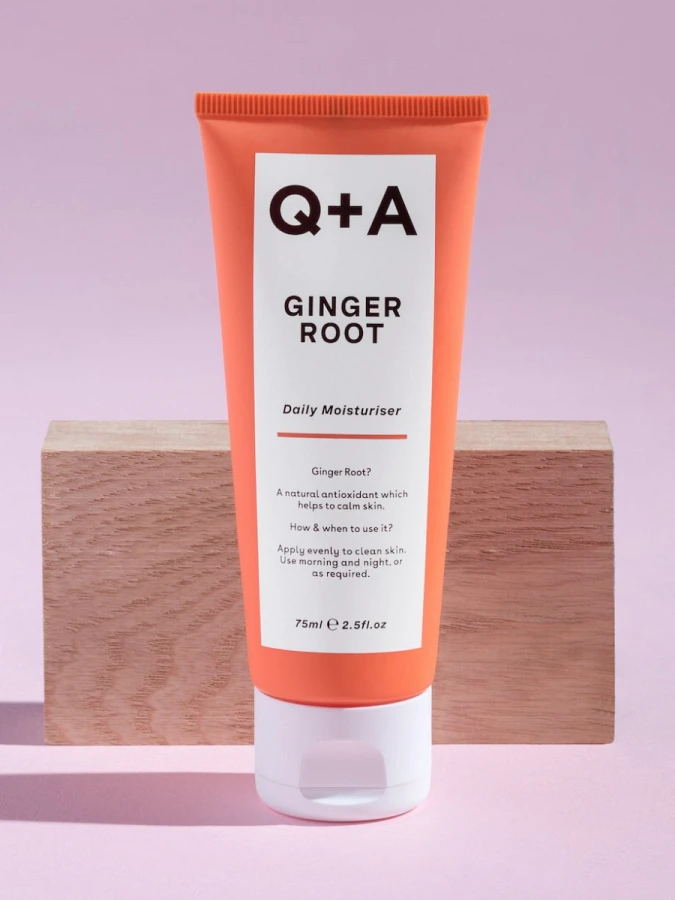 Освежающий крем для лица с экстрактом корня имбиря Q+A Ginger Root Daily Moisturizer