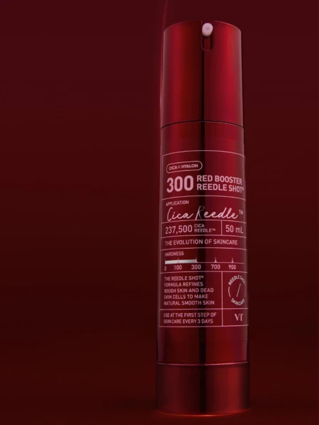 Усиленная тонизирующая сыворотка-бустер с растительными экстрактами VT Red Booster Reedle Shot 300 Усиленная тонизирующая сыворотка-бустер с растительными экстрактами VT Red Booster Reedle Shot 300