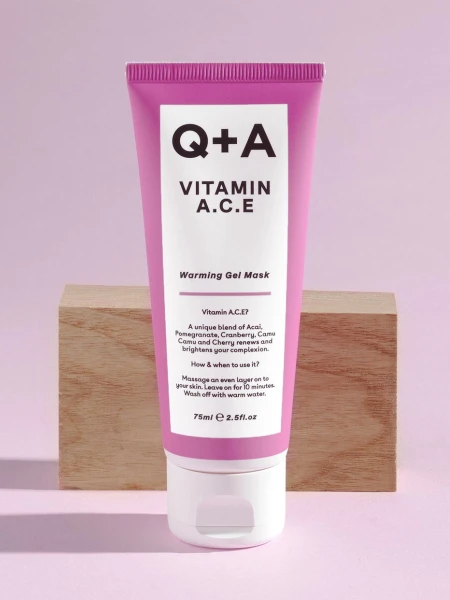 Питательная смываемая маска с комплексом масел и витаминов Q+A Vitamin A.C.E. Warming Gel Mask Питательная смываемая маска с комплексом масел и витаминов Q+A Vitamin A.C.E. Warming Gel Mask