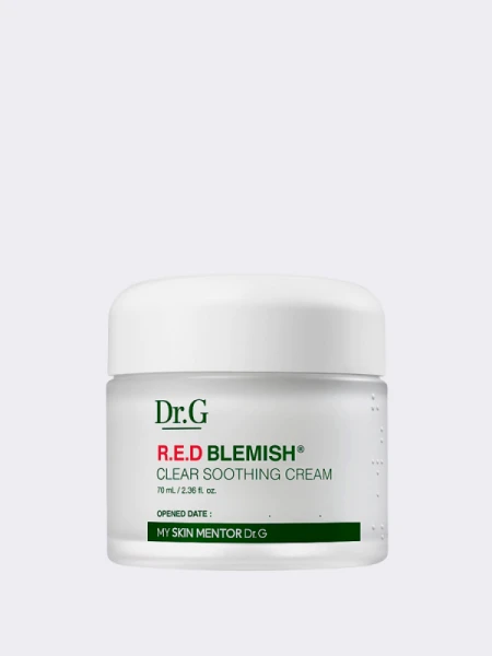 Успокаивающий крем для лица с центеллой азиатской DR.G R.E.D. Blemish Clear Soothing Cream Успокаивающий крем для лица с центеллой азиатской DR.G R.E.D. Blemish Clear Soothing Cream