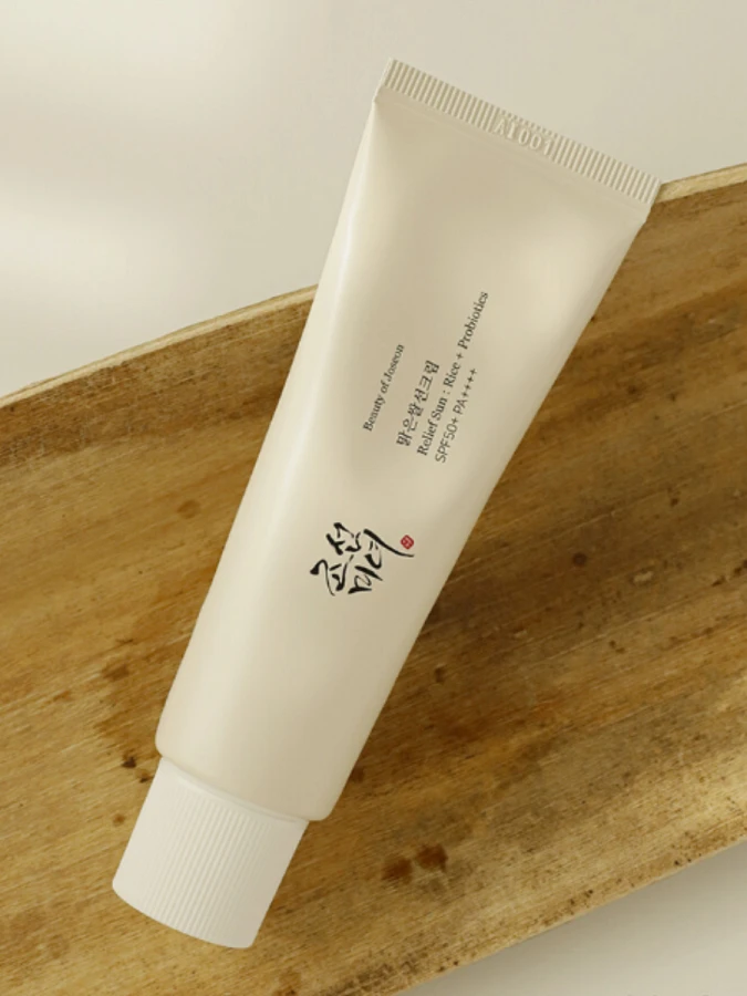 Солнцезащитный крем с экстрактом риса Beauty of Joseon Relief Sun Rice + Probiotics SPF50+ PA++++