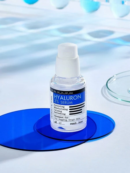 Интенсивная увлажняющая сыворотка для лица с гиалуроновой кислотой Derma Factory Hyaluron 3% Serum