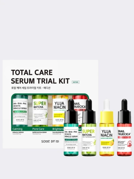 Набор из 4-х сывороток в миниатюре Some By Mi  Total Care Serum Trial Kit Набор из 4-х сывороток в миниатюре Some By Mi  Total Care Serum Trial Kit
