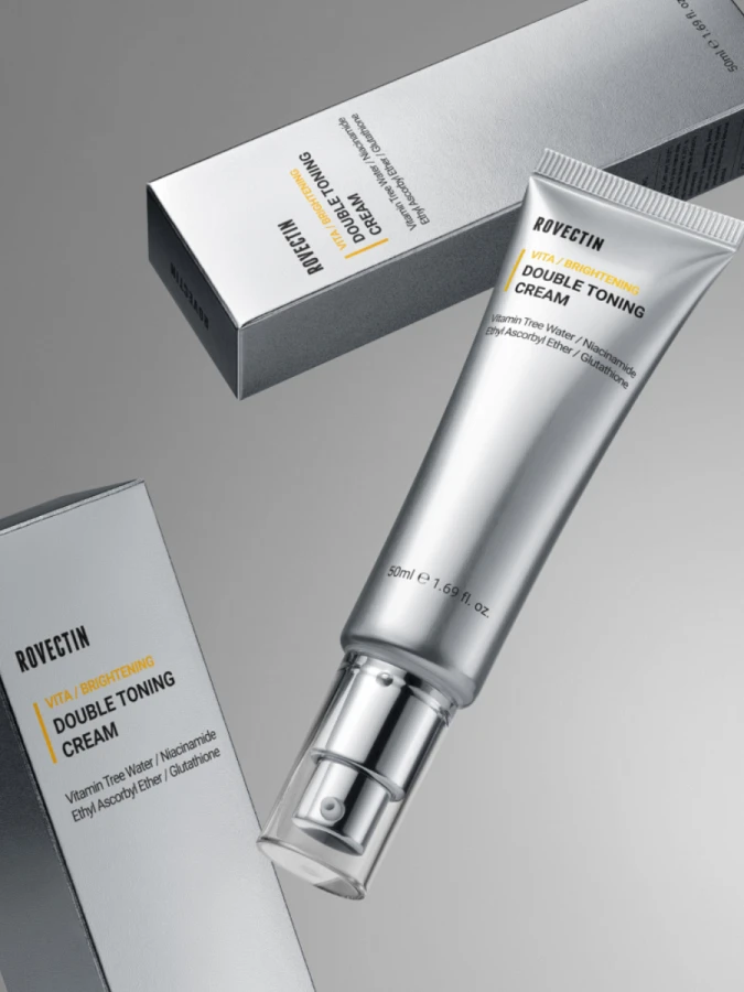 Осветляющий витаминный крем ROVECTIN Vita Double Toning Cream