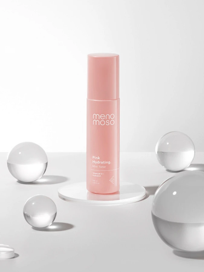 Увлажняющий тонер-мист для лица с гиалуроновой кислотой MENOMOSO Pink Hydrating Mist Toner