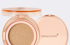 Тональный кушон с матовым финишем DERMASHARE Vegan Long Lasting Air Fixing Cover Cushion 23 Sand