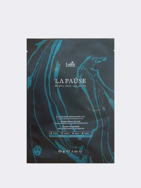 Тканевая увлажняющая маска с морским коллагеном La’dor  La-Pause Hydra Skin SPA Mask Тканевая увлажняющая маска с морским коллагеном La’dor  La-Pause Hydra Skin SPA Mask