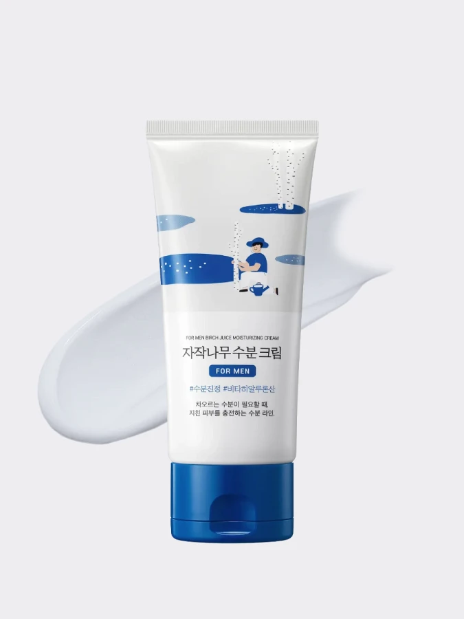 Успокаивающий крем для мужчин с берёзовым соком Round Lab For Men Birch Juice Moisturizing Cream
