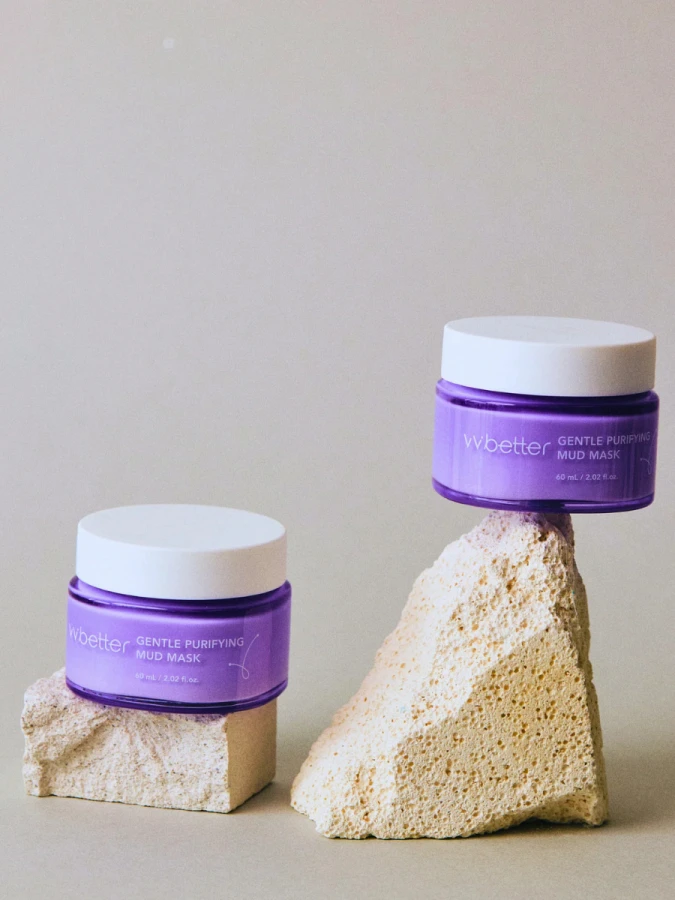 Очищающая глиняная маска для лица с бакучиолом VVBETTER Gentle Purifying Mud Mask