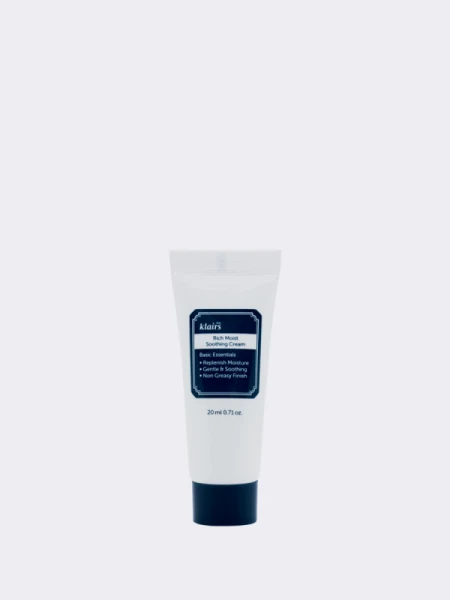 МИНИ Базовый увлажняющий насыщенный крем Dear, Klairs Rich Moist Soothing Cream МИНИ Базовый увлажняющий насыщенный крем Dear, Klairs Rich Moist Soothing Cream