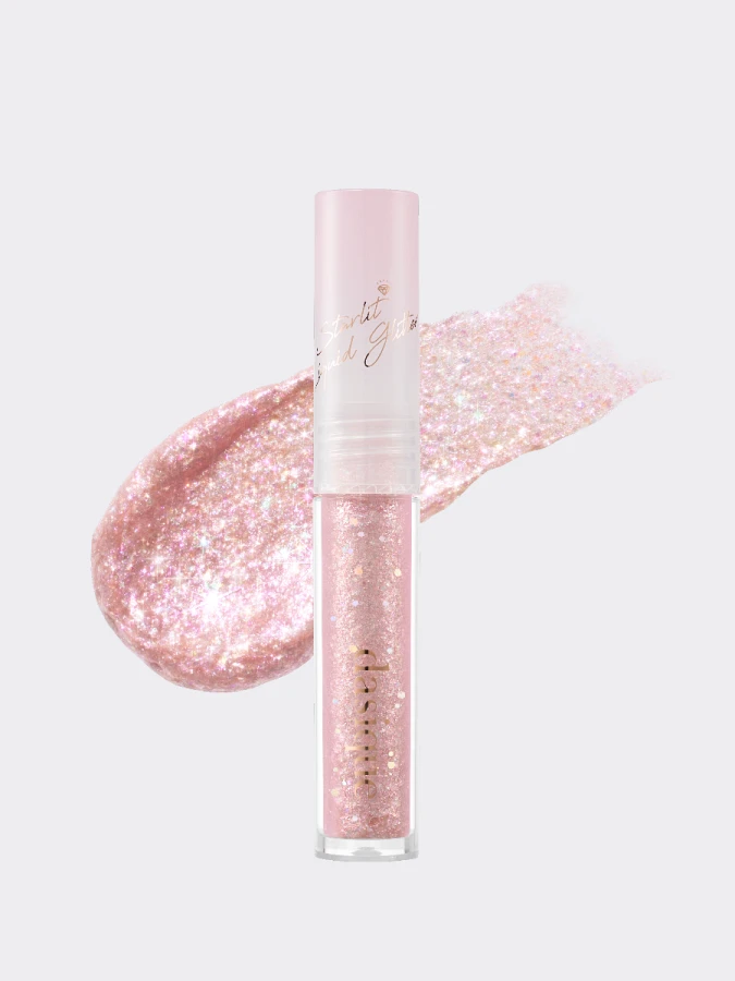 Жидкие декоративные блёстки для век Dasique Starlit Jewel Liquid Glitter #06 Pink Crystal