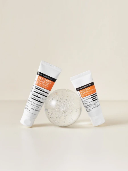 Солнцезащитный крем с экстрактом облепихи Derma Factory Waterful Tone-Up Sun Cream SPF 50+ PA+++