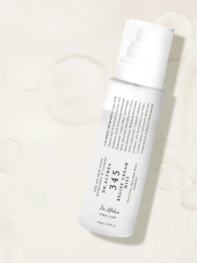Двухфазный кремовый спрей для лица с экстрактом риса Dr.Althea 345 Relief Cream Mist