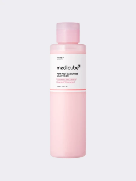 Питательный молочный тонер с ниацинамидом и ПДРН Medicube PDRN Pink Niacinamide Milky Toner