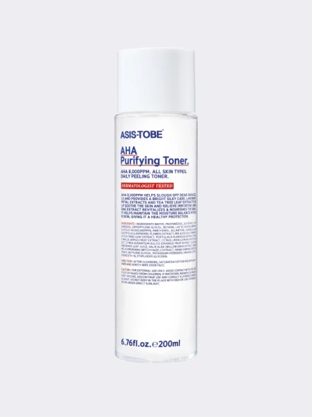 Отшелушивающий тонер для лица с АНА кислотами ASIS-TOBE AHA Purifying Toner Отшелушивающий тонер для лица с АНА кислотами ASIS-TOBE AHA Purifying Toner