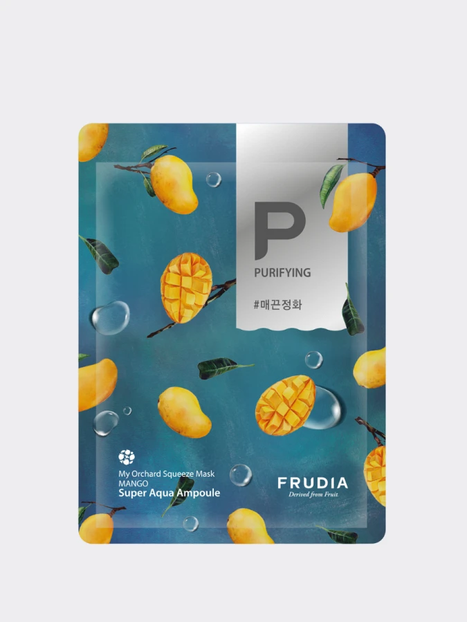 Смягчающая тканевая маска с манго FRUDIA My Orchard Squeeze Mask Mango
