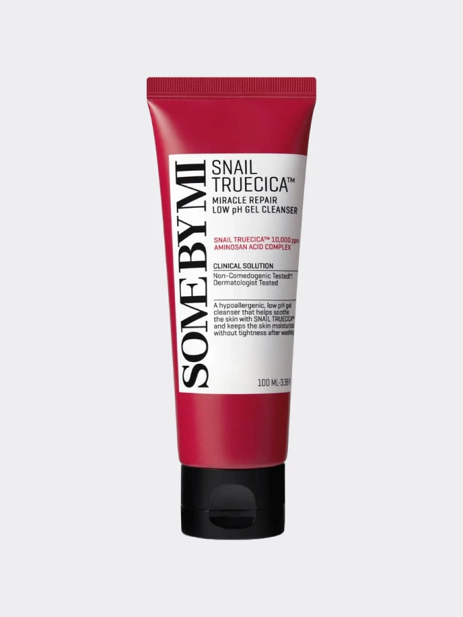 Гель для умывания с муцином улитки Some By Mi Snail Truecica Miracle Repair Gel Cleanser