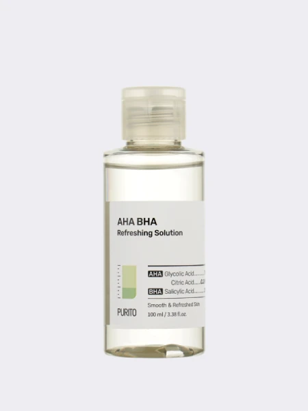 Освежающий тонер с AHA и BHA кислотами PURITO AHA BHA Refreshing Solution Освежающий тонер с AHA и BHA кислотами PURITO AHA BHA Refreshing Solution