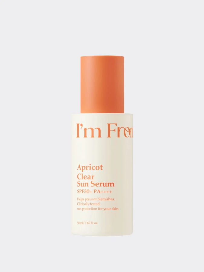 Солнцезащитное молочко с экстрактом абрикоса I'm from Apricot Clear Sun Serum SPF50+ PA++++
