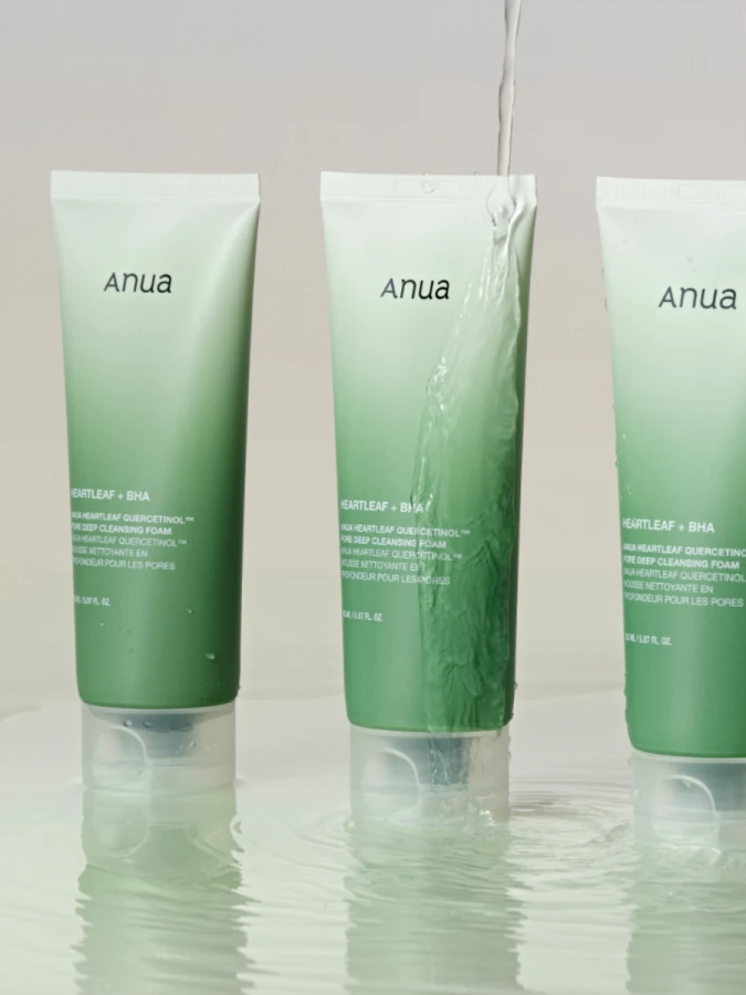 Глубокоочищающая пенка для умывания ANUA Heartleaf Quercetinol Pore Deep Cleansing Foam