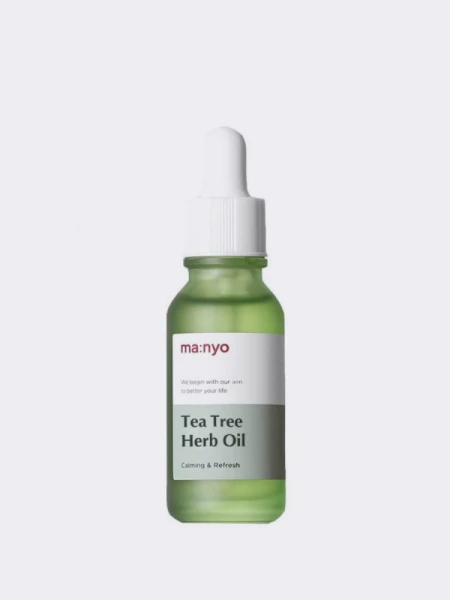 Комплекс успокаивающих масел для лица с чайным деревом Ma:nyo Factory Tea Tree Herb Oil Комплекс успокаивающих масел для лица с чайным деревом Ma:nyo Factory Tea Tree Herb Oil