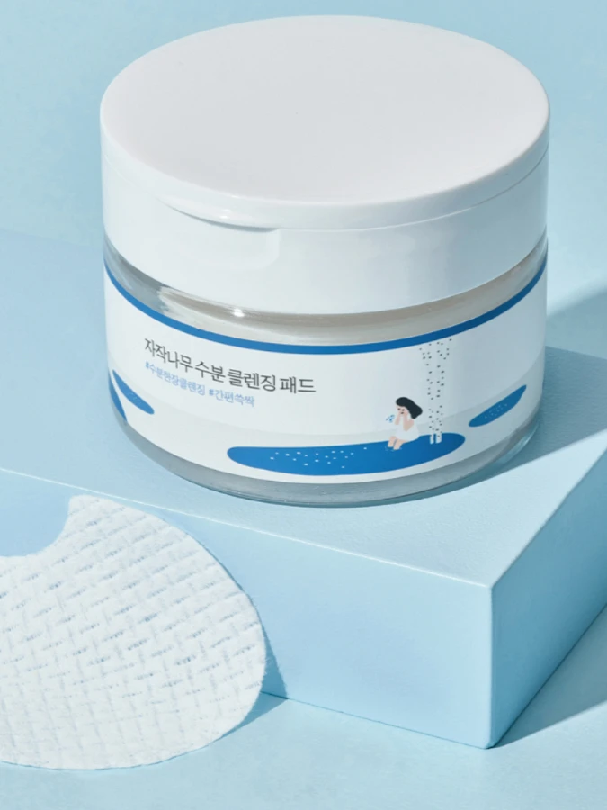 Очищающие пэды для лица с берёзовым соком Round Lab Birch Juice Cleansing Pad