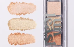 Палетка цветных хайлайтеров UNLEASHIA Mood Shower Face Palette NO.100 Ballerina Shower