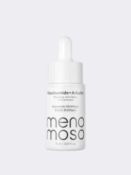 Осветляющая сыворотка с ниацинамидом и арбутином MENOMOSO Niacianamide+Arbutin Blending Anti-Mela Concentrate Осветляющая сыворотка с ниацинамидом и арбутином MENOMOSO Niacianamide+Arbutin Blending Anti-Mela Concentrate