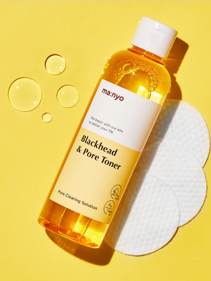 Очищающий тонер на основе гамамелиса и салициловой кислоты Ma:nyo Factory Blackhead & Pore Toner