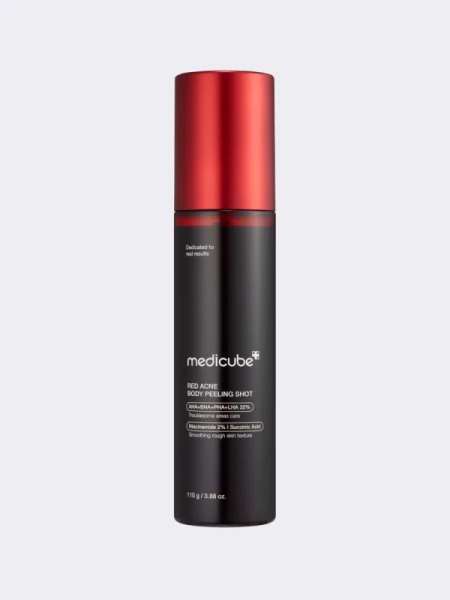 Смываемый спрей-пилинг для тела с комплексом кислот Medicube Red Acne Body Peeling Shot Смываемый спрей-пилинг для тела с комплексом кислот Medicube Red Acne Body Peeling Shot