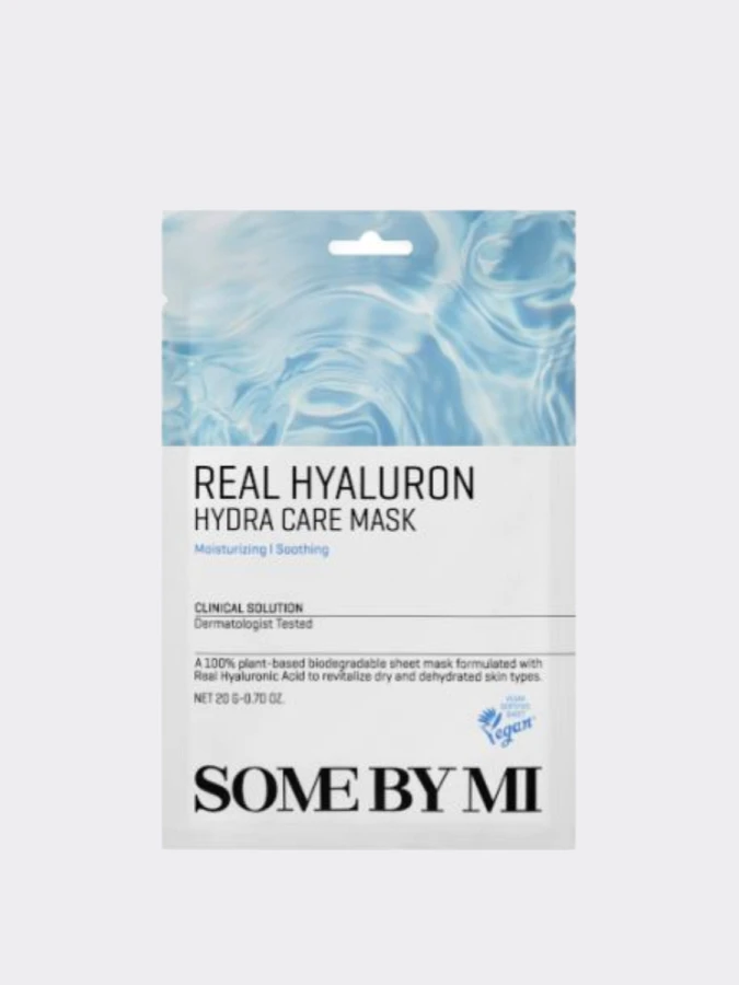 Увлажняющая тканевая маска с гиалуроновой кислотой Some By Mi Real Hyaluron Hydra Care Mask