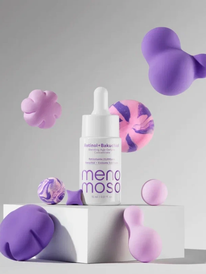 Обновляющая сыворотка с ретинолом и бакучиолом MENOMOSO Retinol + Bakuchiol Blending Age-Defying Concentrate