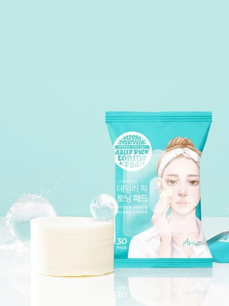 Успокаивающие тонер-пэды с экстрактом центеллы Ariul Stress Relieving Daily Pick Toning Pad