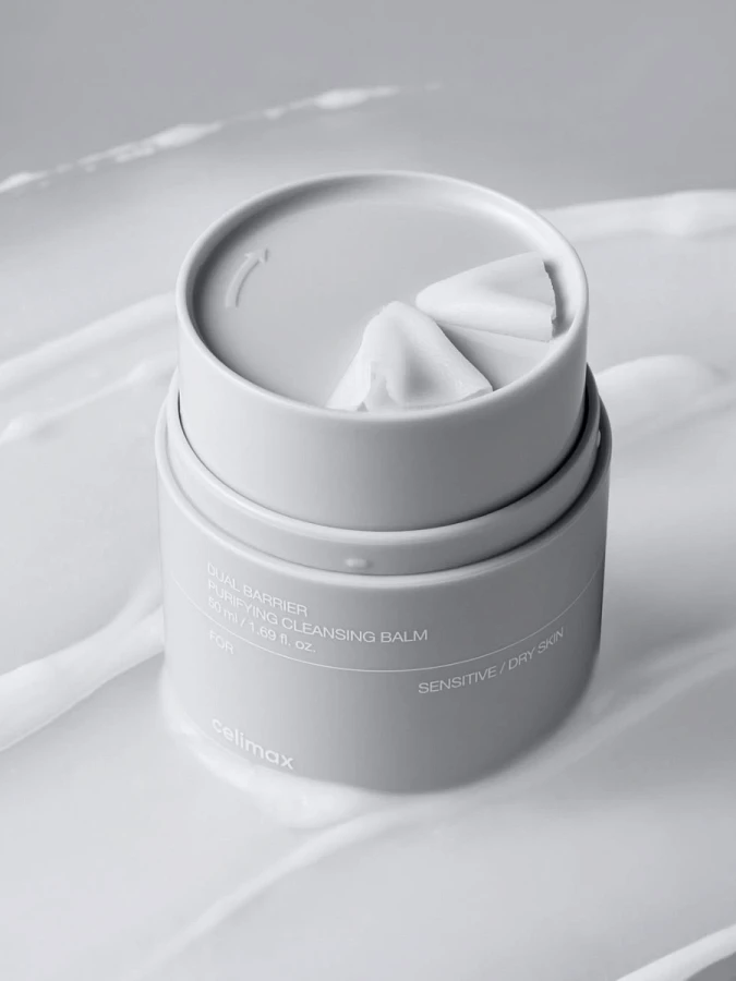 Очищающий гидрофильный бальзам-точилка с керамидами Celimax Dual Barrier Purifying Cleansing Balm