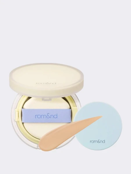 Набор кушонов с матовым финишем в бежевом оттенке rom&nd Nu Zero Cushion Mini Set 04 Beige 23 SPF24 PA++ Набор кушонов с матовым финишем в бежевом оттенке rom&nd Nu Zero Cushion Mini Set 04 Beige 23 SPF24 PA++
