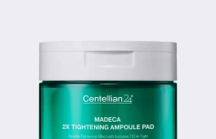 Восстанавливающие тонер-пэды с мадекассовой кислотой Centellian24 Madeca Double Tightening Ampoule Pad