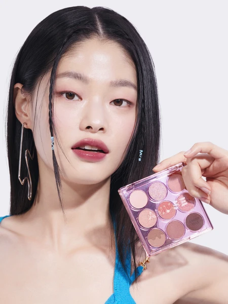 Палетка теней для век AMUSE Eye Color Palette 02 Cool Rose