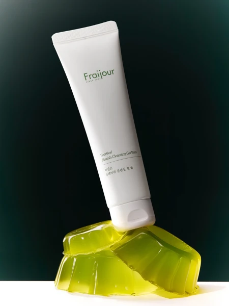Гидрофильный желе-бальзам с экстрактом хауттюйнии Fraijour Heartleaf Blemish Cleansing Gel Balm