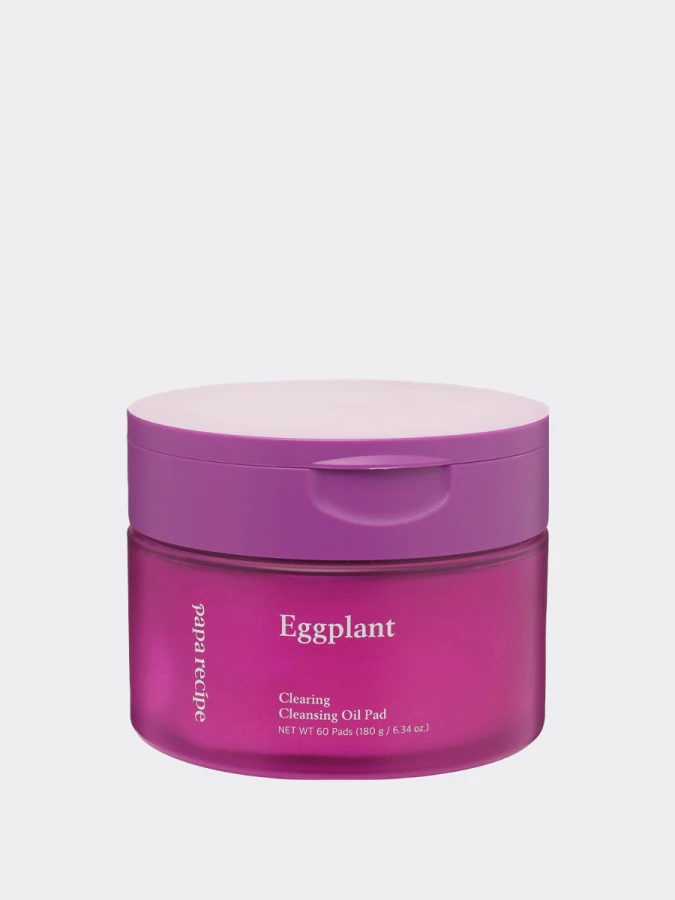 Гидрофильные очищающие пэды с экстрактом баклажана Papa Recipe Eggplant Clearing Cleansing Oil Pad