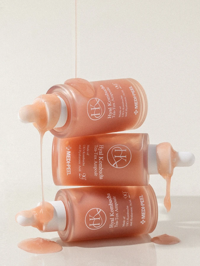 Питательная ампульная сыворотка для лица с экстрактом комбучи MEDI-PEEL Hyal Kombucha Tea-Tox Ampoule