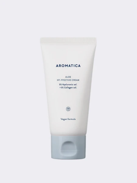 Увлажняющий крем с алоэ, гиалуроновой кислотой и коллагеном Aromatica Aloe Hy-ffective Cream Увлажняющий крем с алоэ, гиалуроновой кислотой и коллагеном Aromatica Aloe Hy-ffective Cream